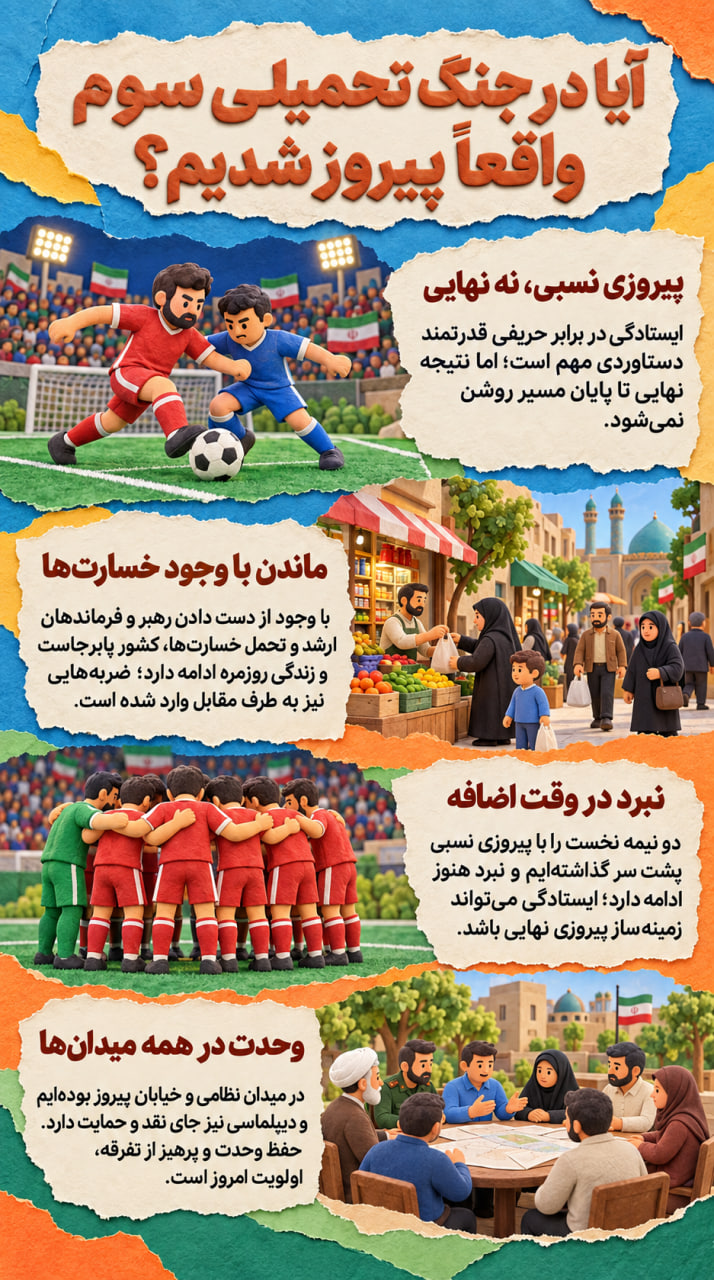 پوستر پیروزی نسبی در جنگ