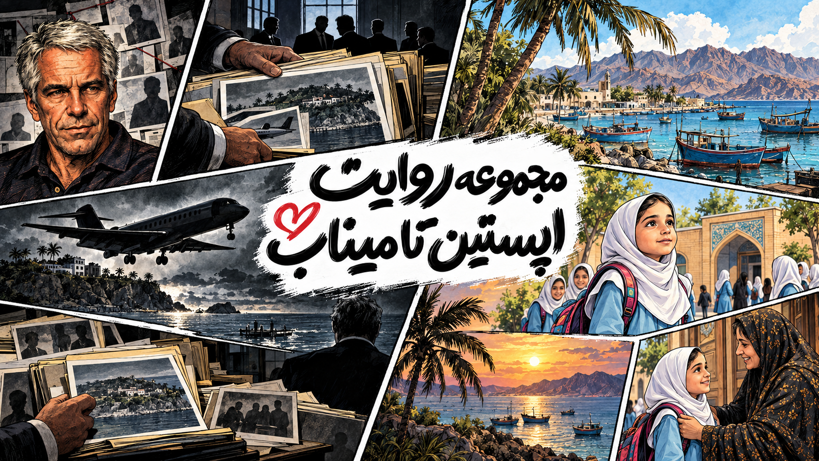 پوستر مجموعه روایت اپستین تا میناب